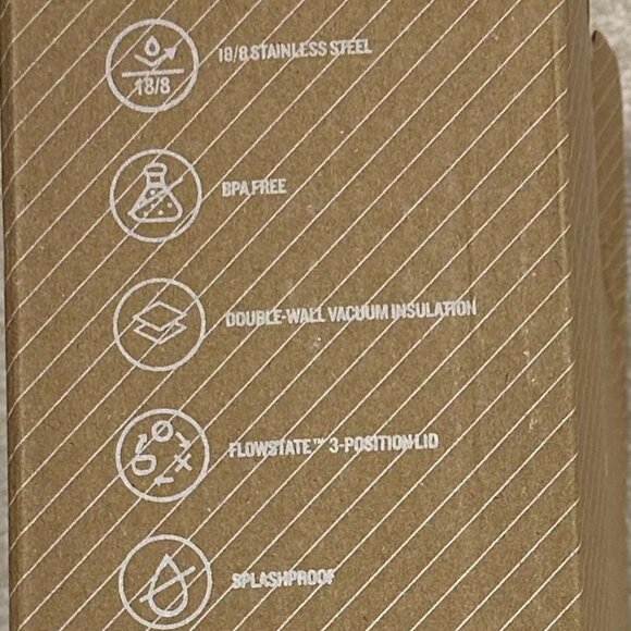 New Chocolate Brown Stanley LV Tumbler w/ Pink Bonus Gem - Picture 5 of 5